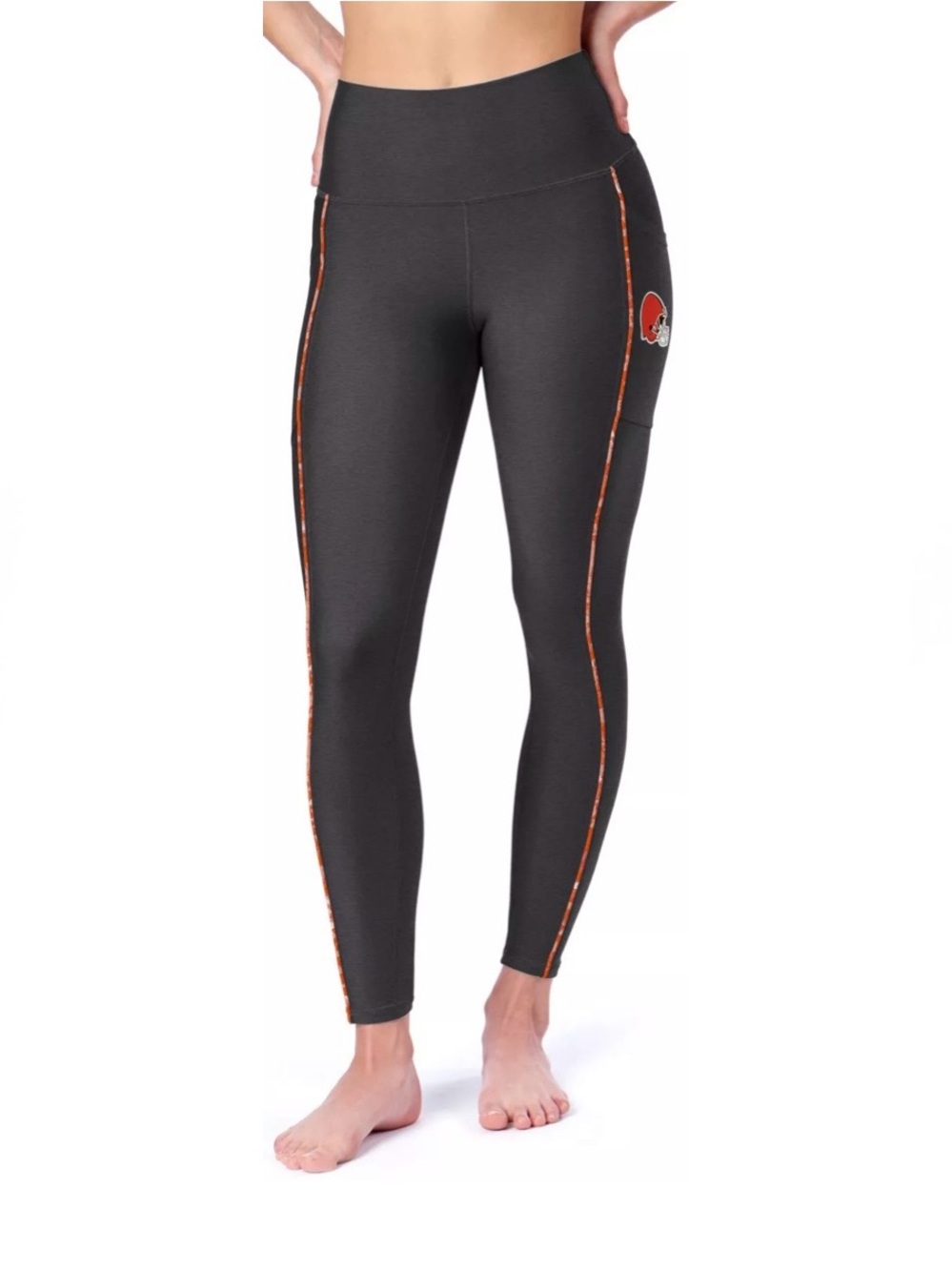 NWT Cleveland Browns Certo Women's Assembly Piping Leggings Size Medium $70 MSRP - Picture 5 of 15